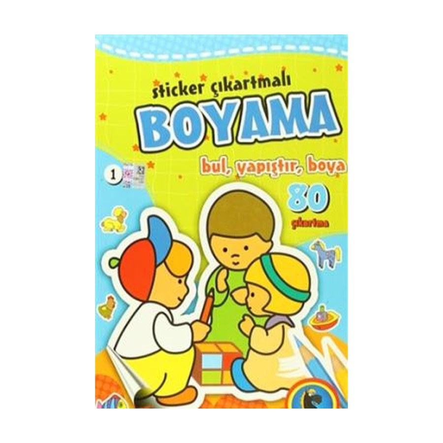 Karatay Boyama Çıkartmalı Bul Yapıştır Boya