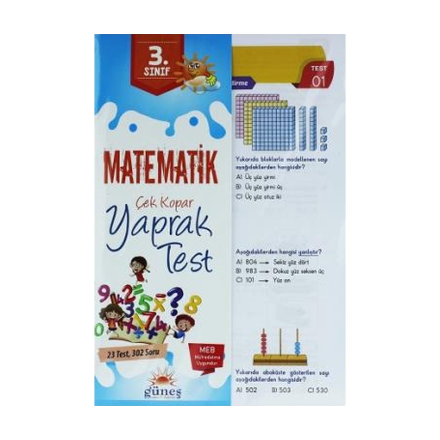 3.sınıf Matematik Yp.test Güneş