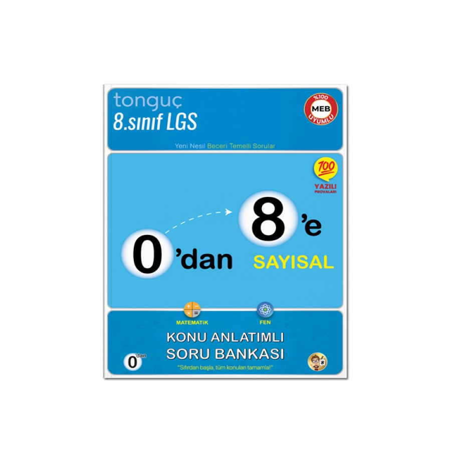 0 Dan 8 E Sayısal Konu Anlatımlı Soru Bankası